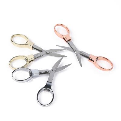 China Hot Selling Universal Cutting Small Scissors Folding Portable Fishing Scissors for sale