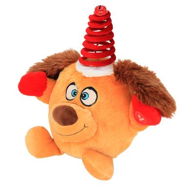 China Plush With Variety Of Styles Wholesale Price Stuffed Dog Plush Toy Animal Spinning Dog With Music for sale