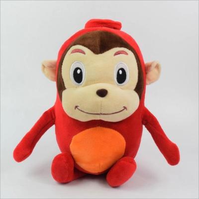 China Cute plush monkey doll small a monkey doll with big mouth a sound doll for a child's birthday a stuffed toy for sale