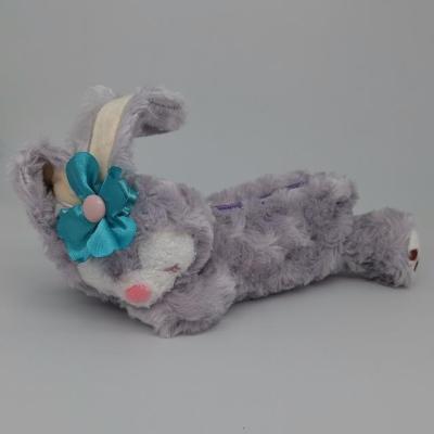 China Wholesale Plush Stuffed Animal Cute Rabbit Pen Bag For Kids Pencil Case for sale