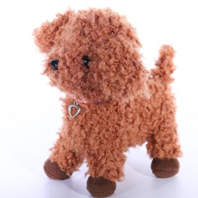 China Realistic Little Toy Cute Puppy Teddy Stuffed Poodle Plush Dog Toy for sale