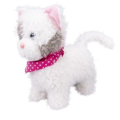 China Stuffed Animal Noise and Walk with Tail Shaking Plush Toy Can Toys for sale