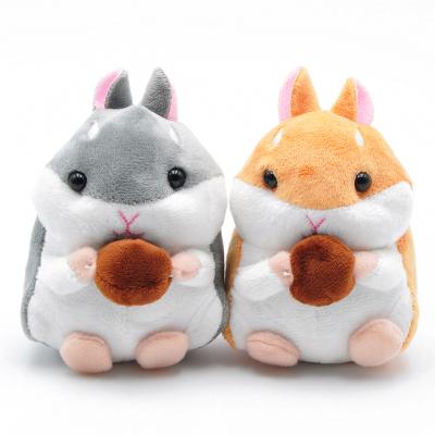 China Wholesale Hot Sale Custom 10cm Plush Hamster Plush Key Chain Toy Plush Animal Pendant for sale