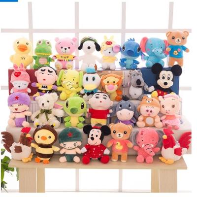 China Plush 10-20cm Ready to Ship Small Claw Toy Crane Machine Plush Toys with Mix Packing for sale