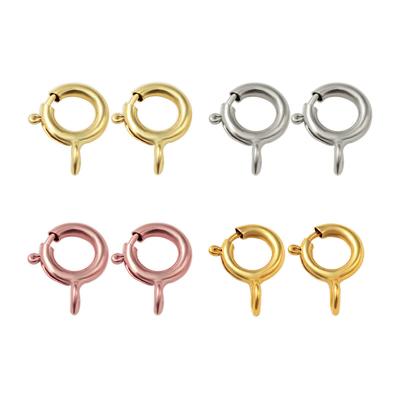 China Custom OEM accessories china O-ring spring link necklace clasp diy XINGYE-FCX3 necklace clasp for sale