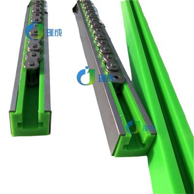 China Ultra T-Shaped Polymer Uhmwpe Machinery Factory OEM Circular Slide Chain Guide Rail For Conveyor for sale