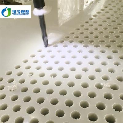 China High Impact PP Polypropylene Corrugated Plastic Partition Panels With Round Holes for sale