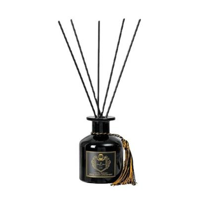 China Luxury Home Office Car Hotel Glass No Fire Essential Aromatherapy Perfume Oil Reed Diffuser Fragrance Cane for sale