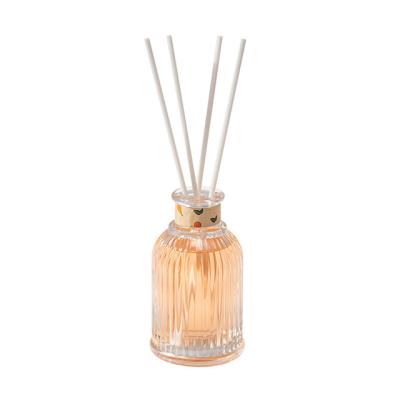 China Ministry of Interior Car Hotel Light and Elegant Taste Accept Customers Logo Glass Bottle Reed Diffuser Gift Set for sale