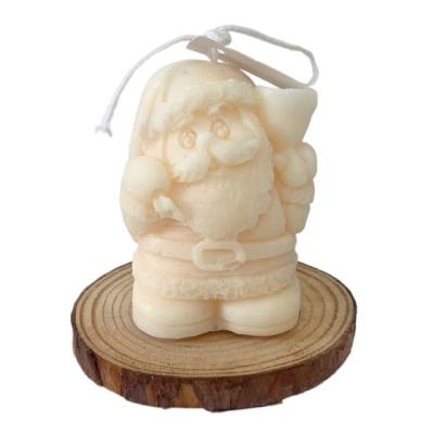 China Low Price Scented Santa Sniffed Candles Christmas Paraffin Candles For Solid Decorating Home Weddings for sale