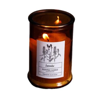 China Wedding 2022 Hot Sale Factory Christmas Birthday Party Gift Glass Jar Directly Scented Candle Wholesale Luxury Scented Candles for sale