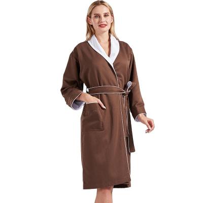 China Women's Soft Bathrobe Good Quality Women Cotton Silk Bathrobe Cartoon Aluminum Print Bathrobe Lady QUICK DRY Sleepwear for sale