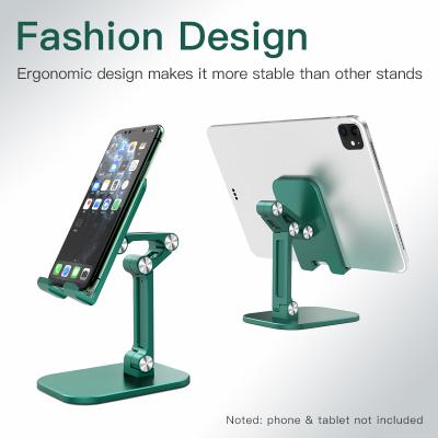 China Folding 120 Degree Adjustable 2020 Updated Phone Holder Stand Phone Holder Desktop Stand For Smartphone for sale