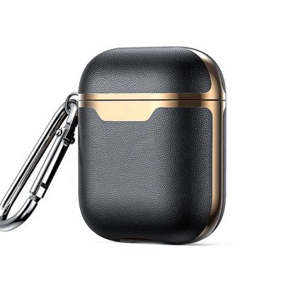 China 360 full protective the most well-designed wireless earphone leather carrying case for airpods for sale