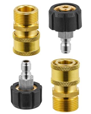 China Quick Factory High Pressure Cleaner Connector Pressure Joint Brass Swivel Adapter 1/4