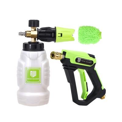 China Brass Adjustable Car Wash Foam Cannon Pressure Joint Foam Gun With 1/4