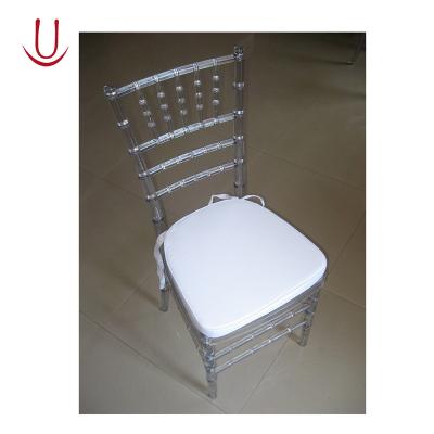 China Hotel Chair Resin Chiavari Chair Acrylic Plastic And Polycarbonate For Party Event Rental And Wedding for sale