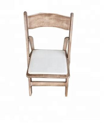 China Fishing Padded Chair Birch Wood Furniture Cheap Wooden Folding Chair for sale