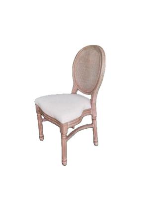 China French Style Louis XV Wooden Chairs Stackable Convertible And Removable Seat For Wedding Party Rentals for sale