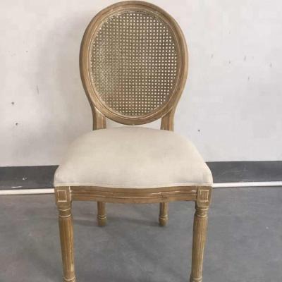 China Louis King convertible chair with rattan back for sale