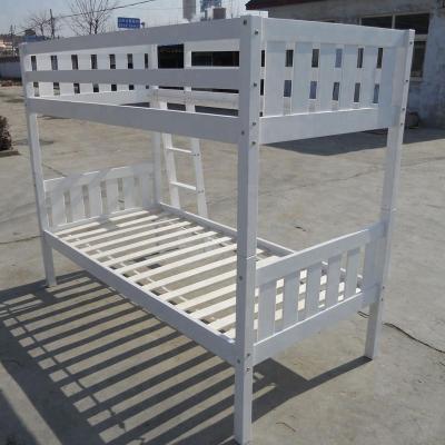 China Traditional wood bunk bed in full twin and separated to two single bed for sale