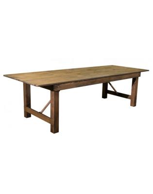 China Traditional farmhouse table for outdoor event wedding rentals for sale