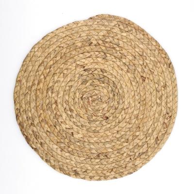 China Disposable Wholesale Cheap Natural Wood Charger Dishes Round Disposable Rattan Wedding Charger Dishes for sale