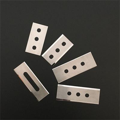 China Machinery Industry Three Hole Blade Tungsten Steel Cutting Knife For Adhesive Tape for sale