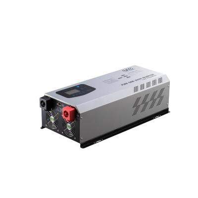 China 220vac Inverter Generator 48vdc To Silver Single Low Frequency Inverter 48V 220V RS485 Air Cooling Overload One Main CE, FCC 6KW 670*290*186mm for sale