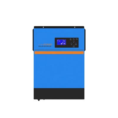 China 5000w 5500w Solar Hybrid Inverter Built In 80A 100A MPPT USB RS232 Charger 48V Battery Installation 118*316*476mm for sale