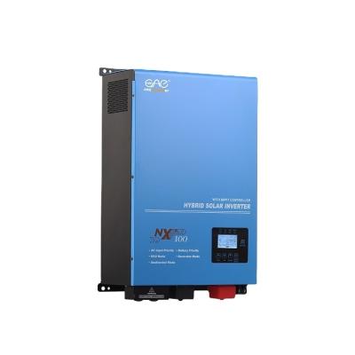 China High efficiency pure sine waveform hybrid solar inverter with mppt charge controller 640*420*260mm for sale