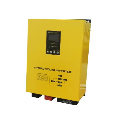 China Solar Power System Inverter 3kw 5kw 6kw Home Use Off Hoop Inverter Hybrid Inverter Solar System for sale