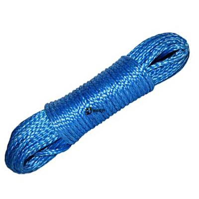 China 12 Strand Universal Wear Resistant Synthetic 10mm UHMWPE Winch Rope For Sailing for sale