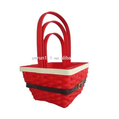 China China woodchips hanging basket for christmas for sale