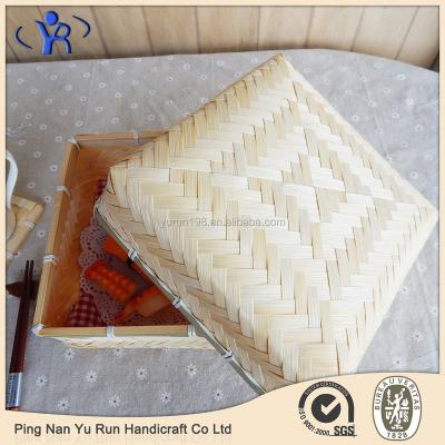 China China Wholesale Weaving Bamboo Fruit Basket for sale