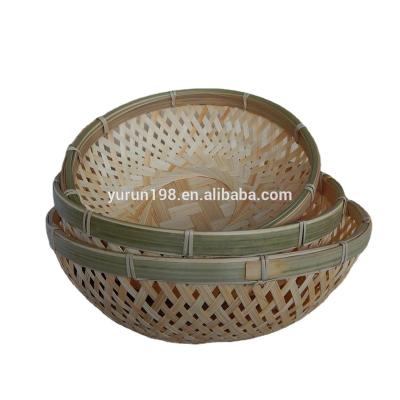 China China High Quality and Good Price Food Use Handmade Bamboo Basket for sale