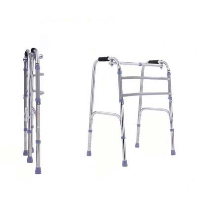 China Outdoor Adjustable Aluminum Walking Aid Frame Walking Crutches For Elderly And Disabled People for sale