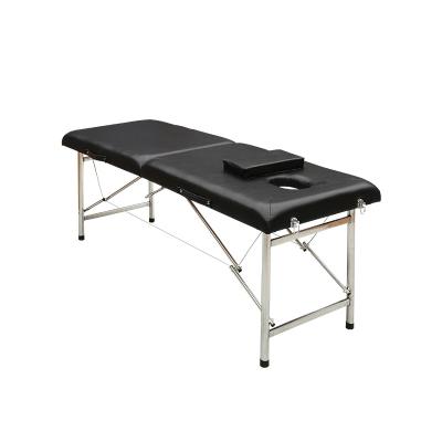 China Easy to fold leather manufacturing hot sale quality china massage table Full-body protective massage table for sale