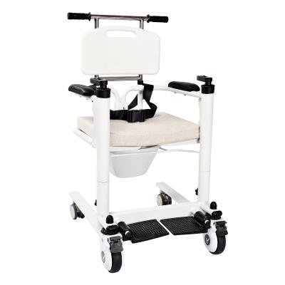 China Home Nursing Centers Rehabilitation Center Transfer Lift Patient Chair With Toilet Factory Direct Sale From Bed To Chair And Toilet Shower Bath Wheel for sale