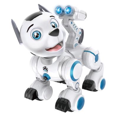 China Smart glow eyes rc robot wavy walking dog 2021 in Ukrainian for sale