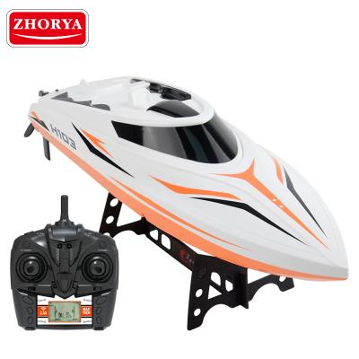 China RC Hobby Zhorya Powerful RC Toy Remote Control Racing Battery Operated Boat For Kids for sale