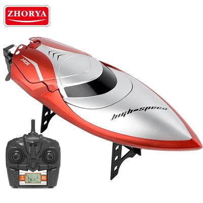 China RC Hobby Zhorya Speedboat 150m Long Range Rc Boat High Speed ​​With LED Screen for sale