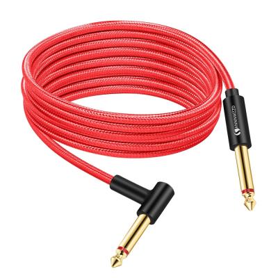 China 6.5mm Jack 5m 10m 15m  Guitar Mixer Amplifier Bass Cable for sale