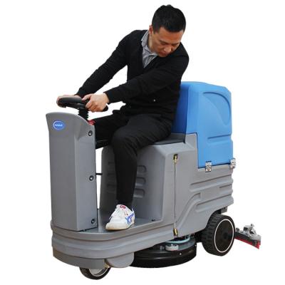 China Battery Operated Cleanging Brush Double Driving Floor Scrubber Machine for sale