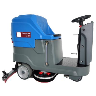 China Battery Operated Cleanging Brush Double Driving Floor Scrubber Machine for sale