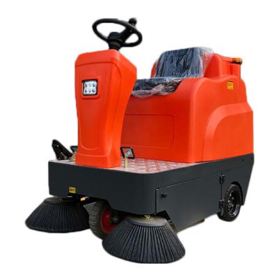 China Hotels High Efficiency Street Road Dust Cleaning Equipment Rechargeable Airport Driving Floor Sweeper Machine for sale