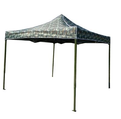 China Quality Assurance 3X3 PVC Coated Oxford Fabric Aluminum Alloy Camouflage Military Tent 3X3 (10 ftX10ft) for sale