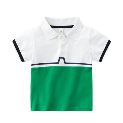 Chine Breathable High Quality 100% Cotton Short Sleeve Kids T-shirts POLO T-Shirt For Kids Boys à vendre