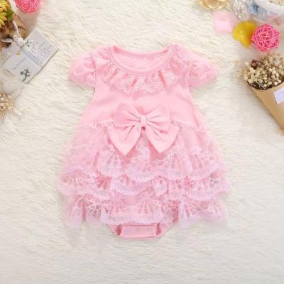 China Breathable Newborn Baby Clothes Romper Baby Dresses Baby Romper Dress zu verkaufen