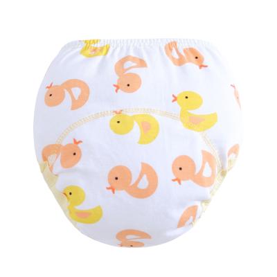 China Wholesale Embroidered Diaper Pants Lovely Unisex Cartoon Cloth Diaper New Arrival Baby Animal Training Pants For Baby zu verkaufen